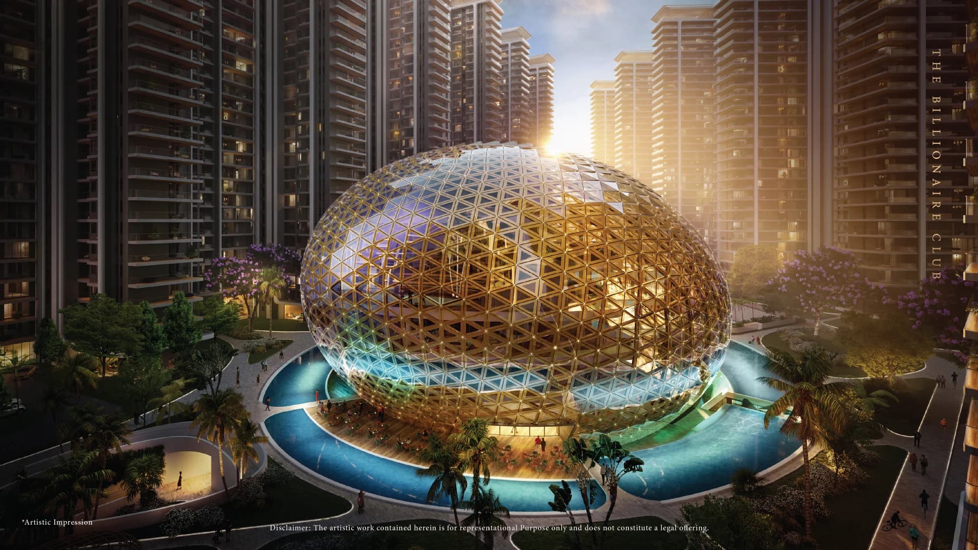 Artist’s impression of the proposed Billionaire Club